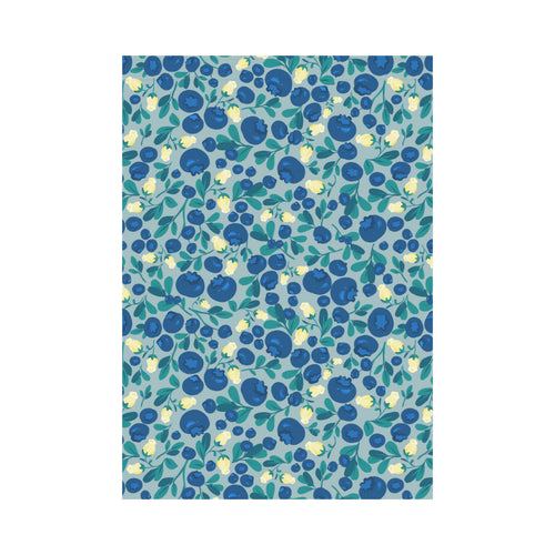 blueberry design pattern House Flag Garden Flag