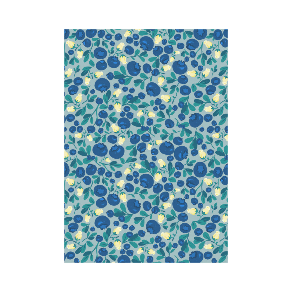 blueberry design pattern House Flag Garden Flag