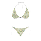 Hand drawn sea turtle fish pattern Sexy Bikinis Two-Piece Swimsuits