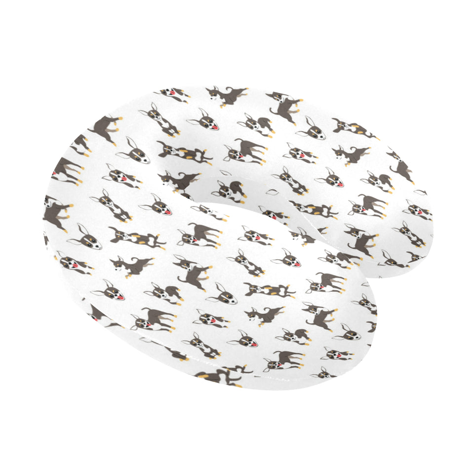 Chihuahua dog pattern U-Shaped Travel Neck Pillow