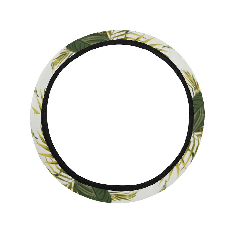 heliconia pattern Car Steering Wheel Cover
