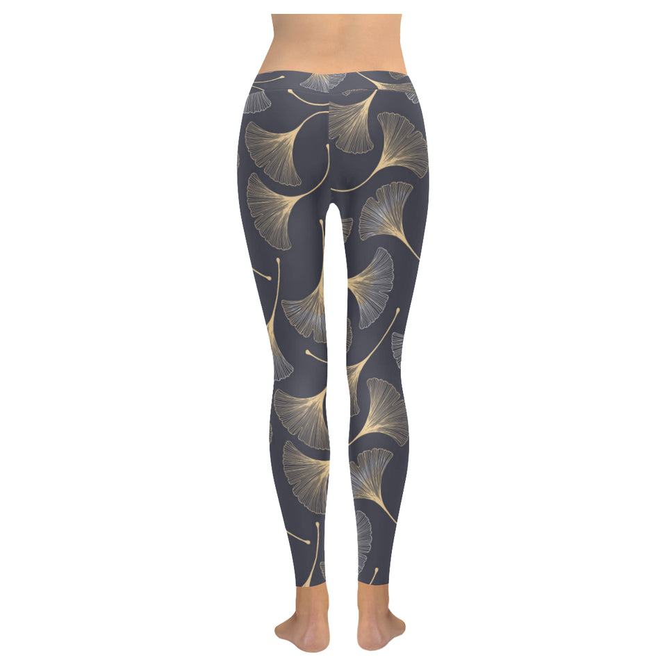 Gold ginkgo leaves Women's Legging Fulfilled In US