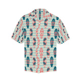 Surfboard Pattern Print Design 02 Men's All Over Print Hawaiian Shirt (Model T58)