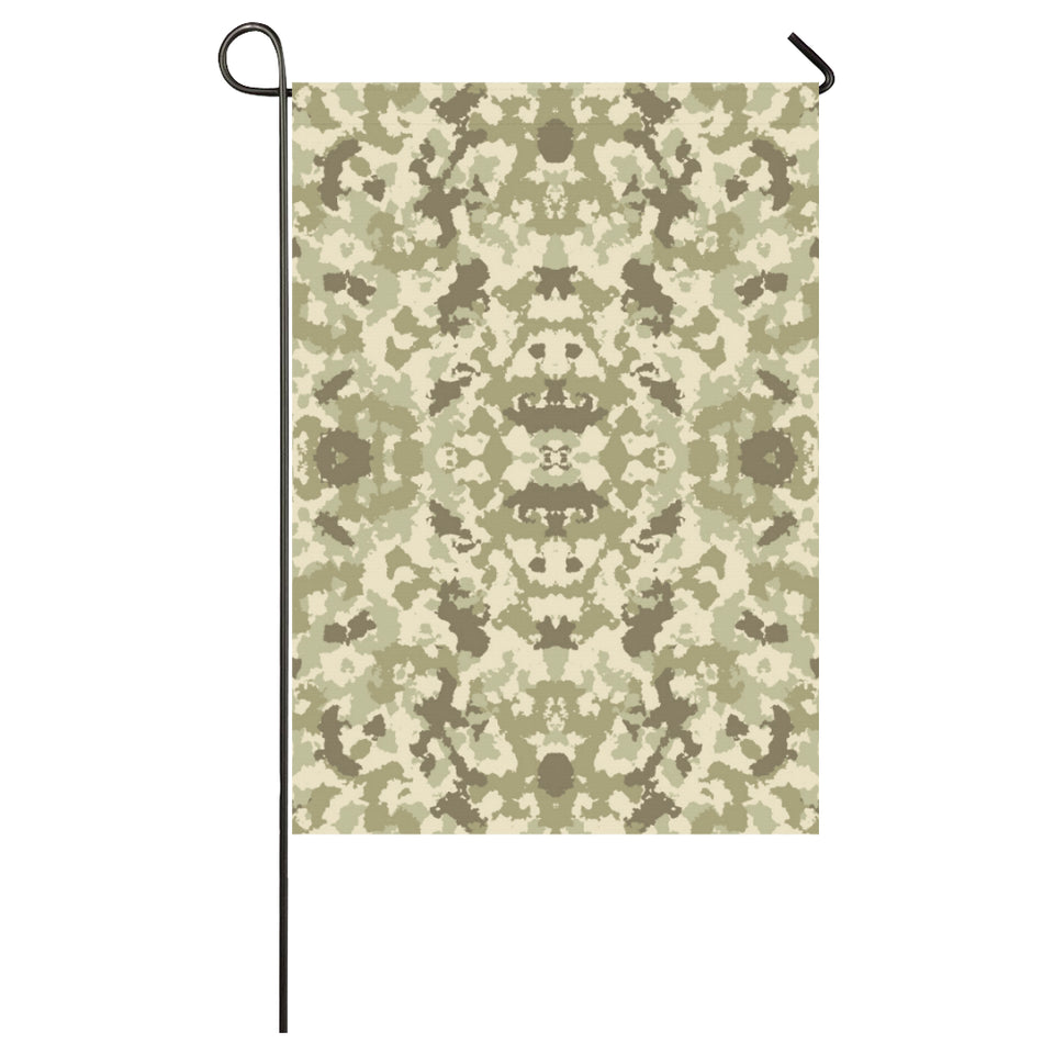 Light Green camouflage pattern House Flag Garden Flag