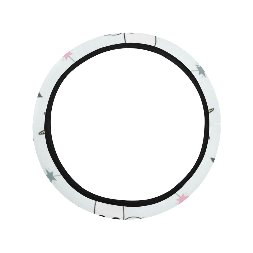 Cute goat design pattern Car Steering Wheel Cover