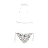 Cute Penguin christmas pattern Sexy Bikinis Two-Piece Swimsuits
