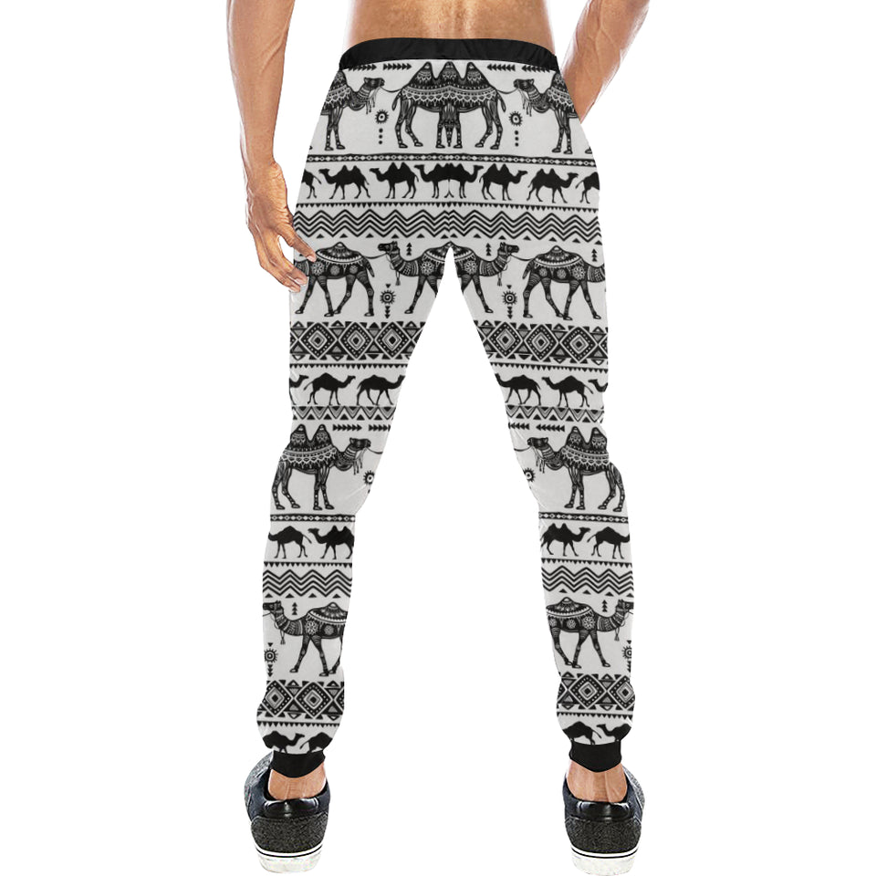 Camel polynesian tribal pattern Unisex Casual Sweatpants