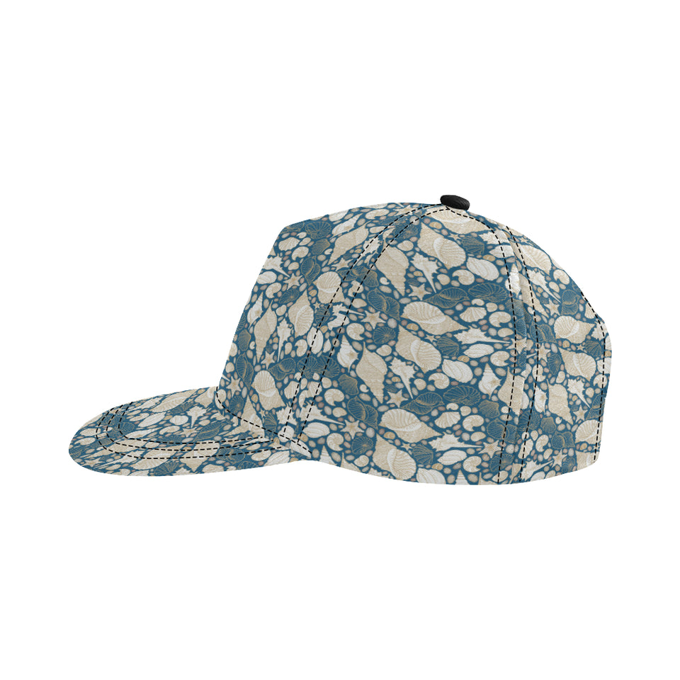 Sea turtle Polynesian Tribal design pattern All Over Print Snapback Cap