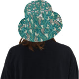 Koi Fish Carp Fish lotus pattern Unisex Bucket Hat
