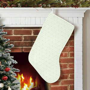 Cucumber pattern background Christmas Stocking