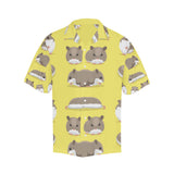 Cute Hamster pattern Men's All Over Print Hawaiian Shirt