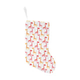 Giraffe Pattern Print Design 03 Christmas Stocking