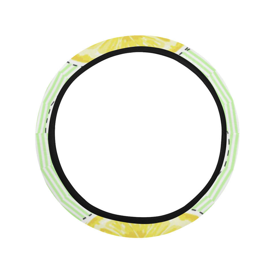 slice of lemon pattern Car Steering Wheel Cover