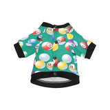 Billiard Ball Pattern Print Design 01 All Over Print Pet Dog Round Neck Fuzzy Shirt