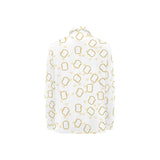 Bread Toast Pattern Print Design 01 Women's Long Sleeve Polo Shirt