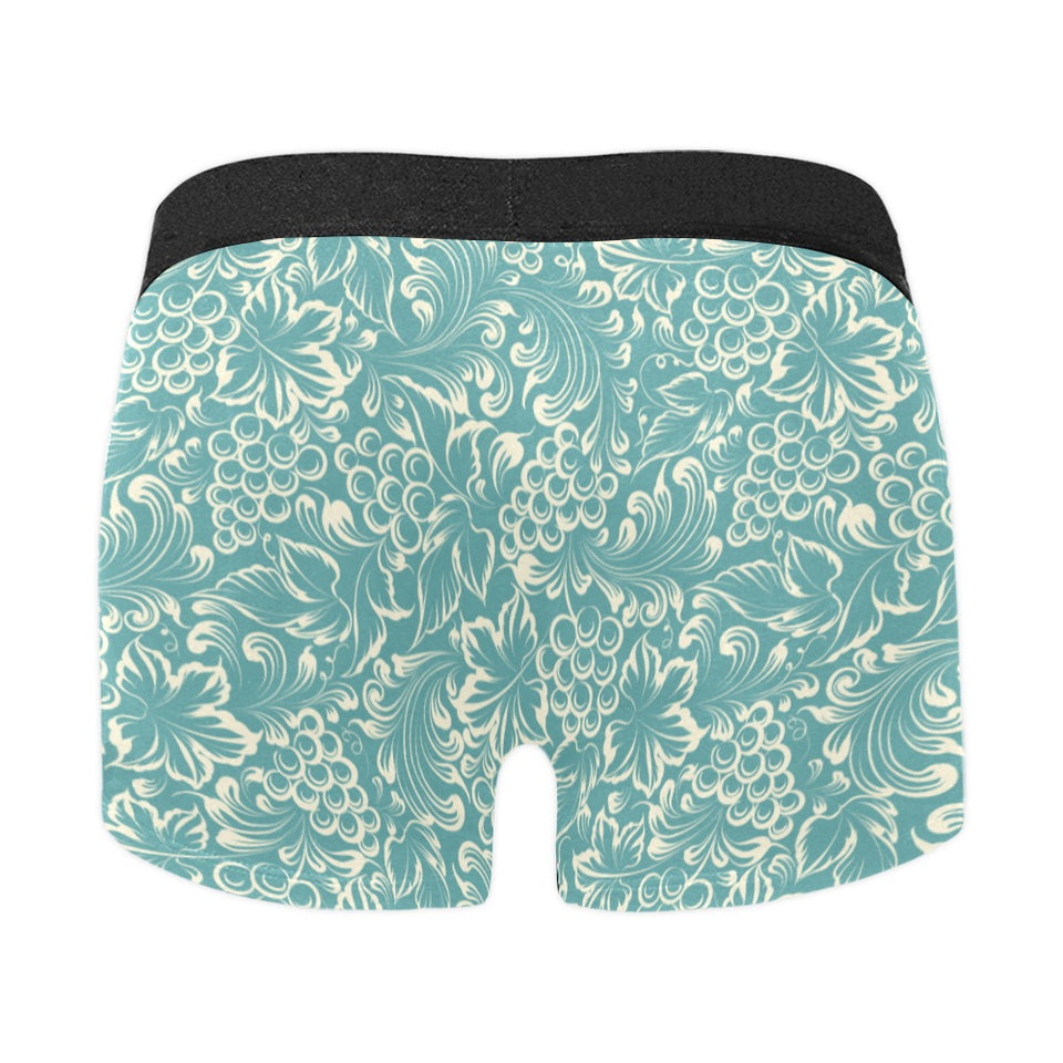 Classic Hand drawn Grape pattern Men's All Over Print Boxer Briefs Men's Underwear