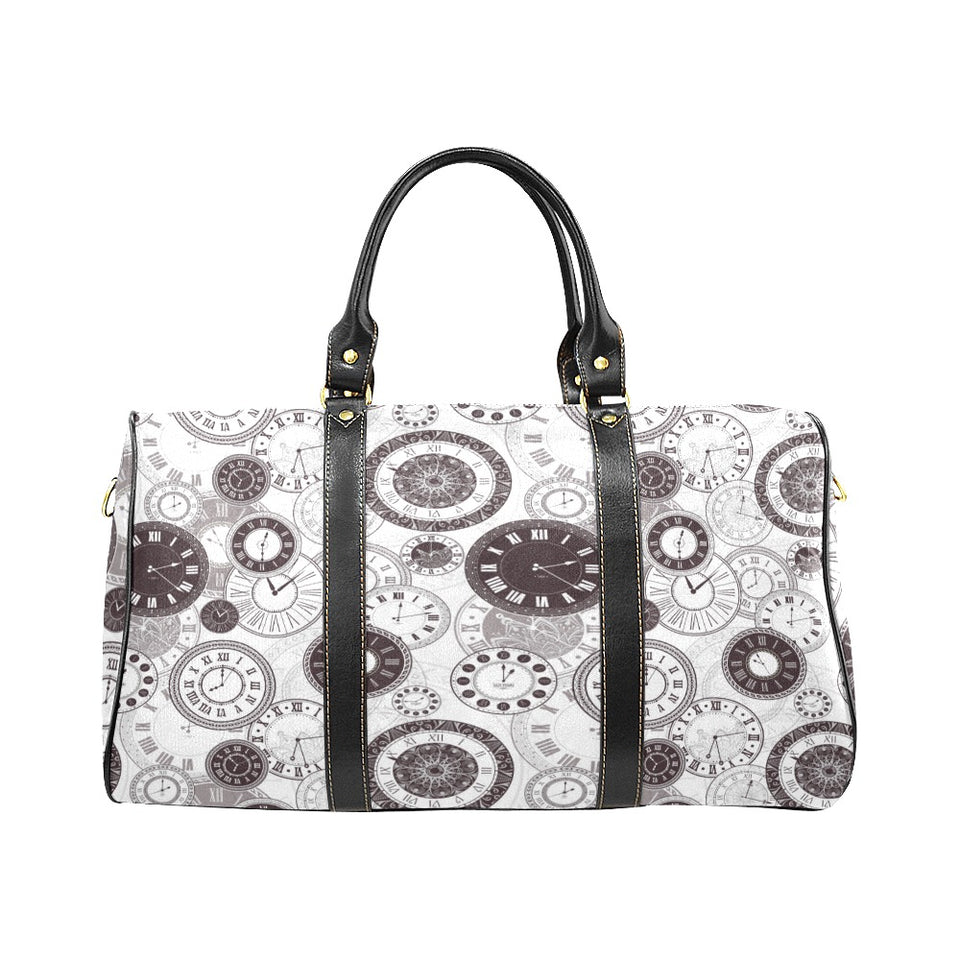 Classic vintage clock pattern Travel Bag