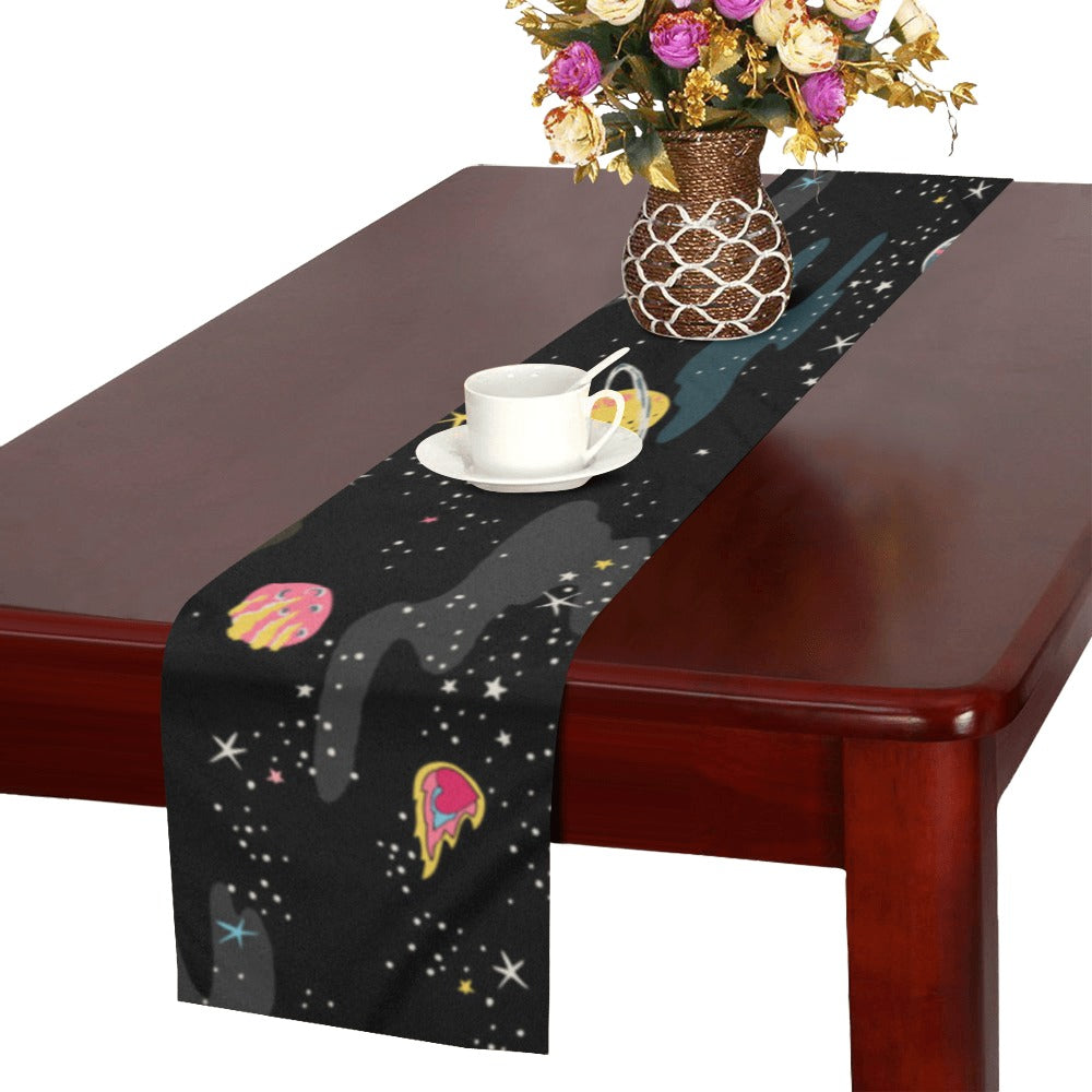 space pattern Table Runner