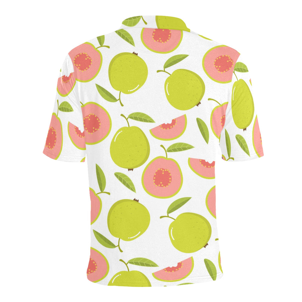 Guava pattern Men's All Over Print Polo Shirt