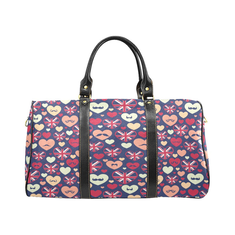 British Pattern Print Design 02 Travel Bag