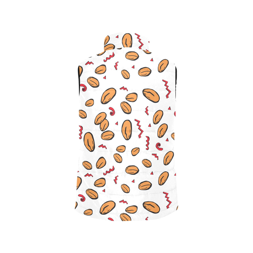 peanuts pattern background Women's Padded Vest