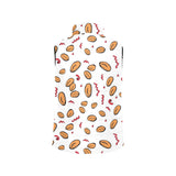 peanuts pattern background Women's Padded Vest