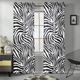 Zebra skin pattern Gauze Curtain