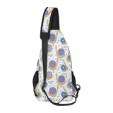 Snail Pattern Print Design 05 All Over Print Chest Bag