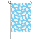 Cute white sea lion seals pattern House Flag Garden Flag