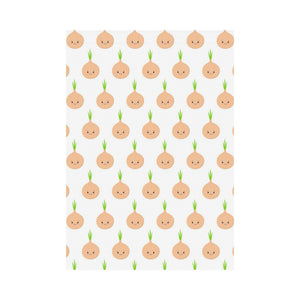 cute onions smiling faces House Flag Garden Flag