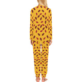 Passion fruit texture Women's All Over Print Pajama Set