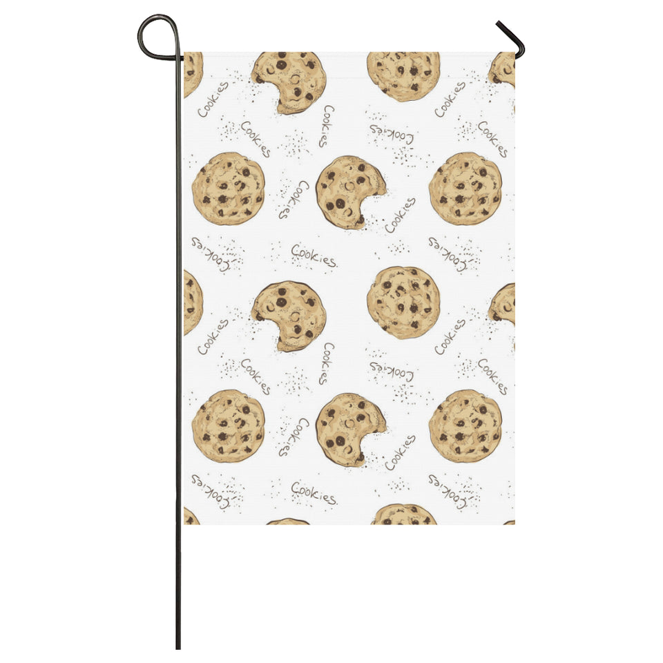 Sketch style cookie pattern House Flag Garden Flag