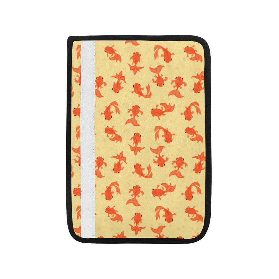 Goldfish Pattern Print Design 02 Car Seat Belt Cover