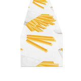 French fries white paper box pattern Table Runner
