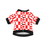 Canada Pattern Print Design 05 All Over Print Pet Dog Round Neck Fuzzy Shirt