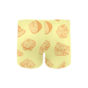 Cheese design pattern Men's Swimming Trunks