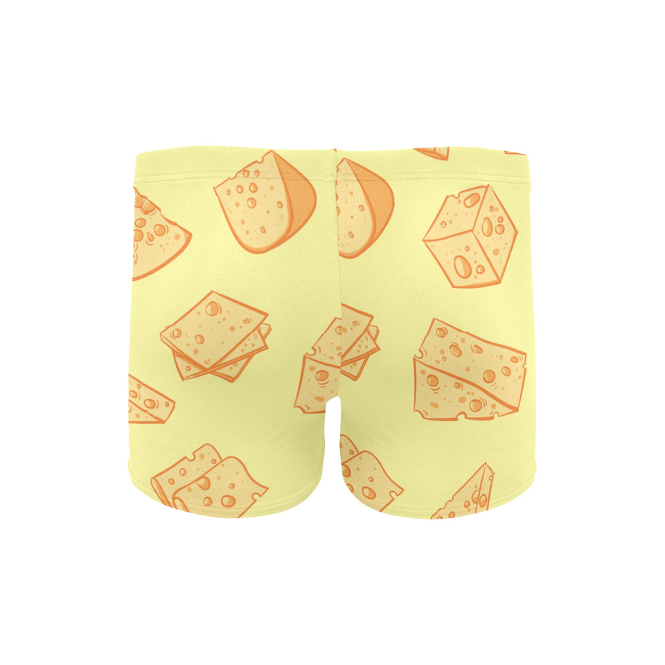 Cheese design pattern Men's Swimming Trunks