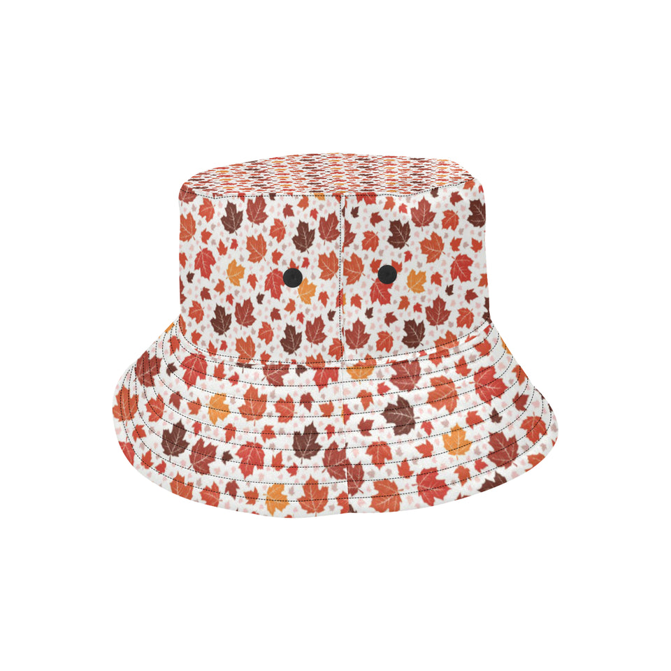 Colorful Maple Leaf pattern Unisex Bucket Hat