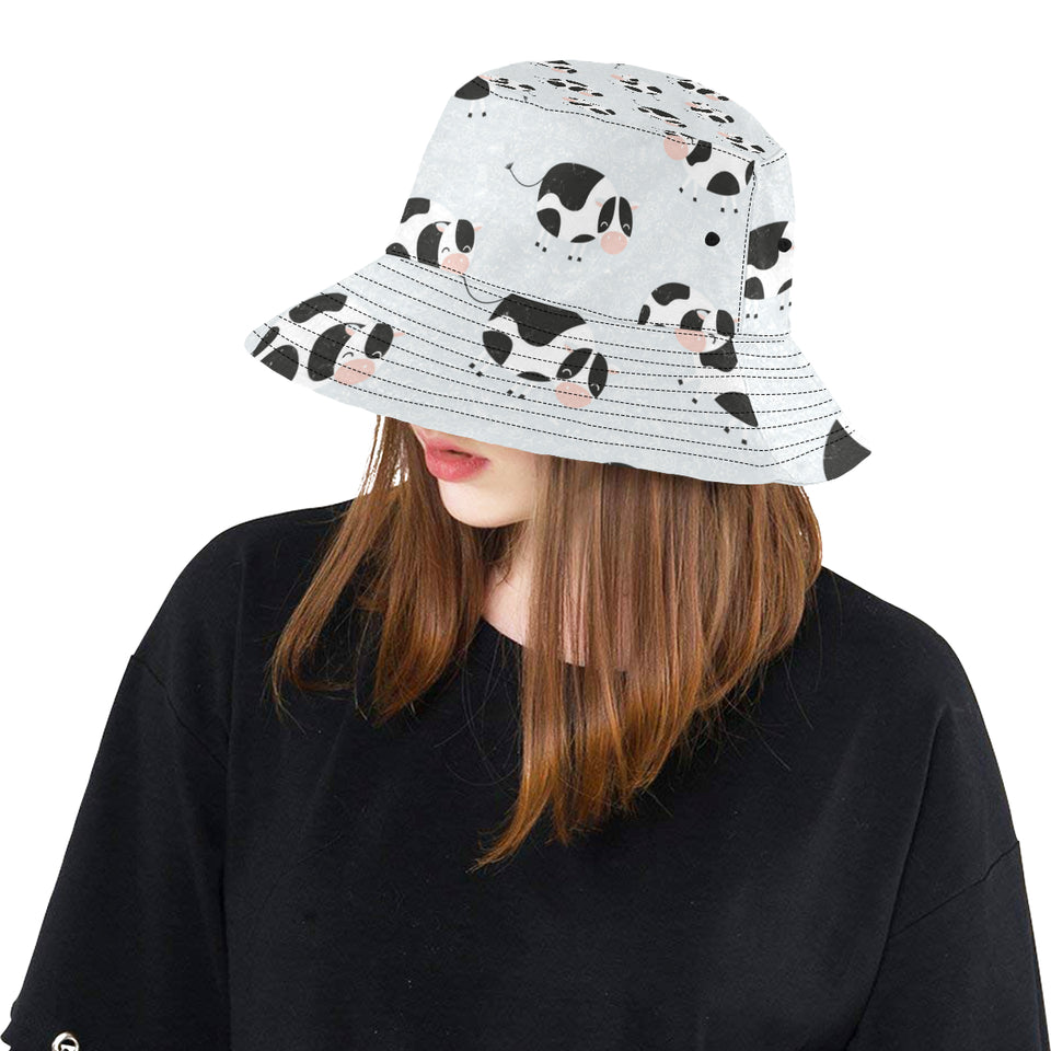 Cute cows pattern Unisex Bucket Hat