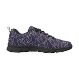 Eggplant Pattern Print Design 04 Men's Breathable Sneakers ( Model 055)