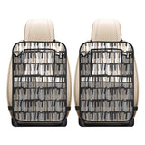 Piano Pattern Print Design 04 Car Seat Back Organizer