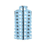 Stingray Pattern Print Design 03 Men's Padded Vest