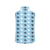 Stingray Pattern Print Design 03 Women's Padded Vest