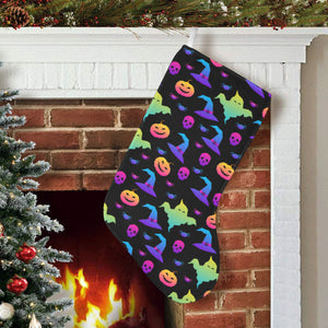 Colorful halloween background Christmas Stocking