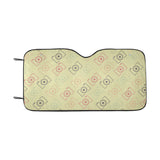 Camera Pattern Print Design 01 Car Sun Shade