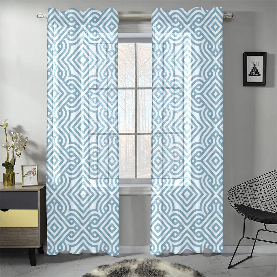 arabic pattern Gauze Curtain