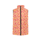 Tropical grapefruit pattern Women's Padded Vest