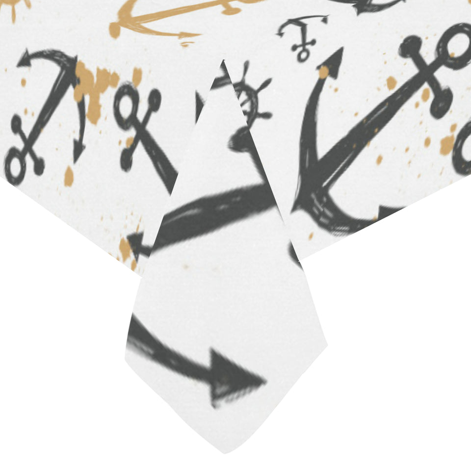 Anchors Rudders pattern Tablecloth