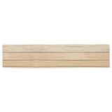 Wood Printed Pattern Print Design 01 Table Runner