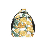 yellow tulips pattern All Over Print Chest Bag